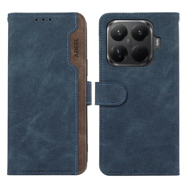 ABEEL Xiaomi 15T Pro Plånboksfodral Splicing Konstläder RFID-Skydd Blå