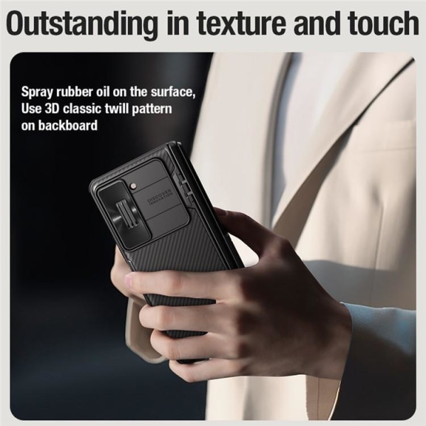 Nillkin Galaxy Z Fold 5 Mobile Cover Camshield - musta