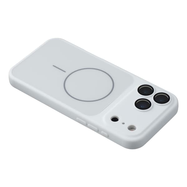 Mobilskal till iPhone 17 Pro MagSafe TPU + PC Skin Touch - Vit Vit