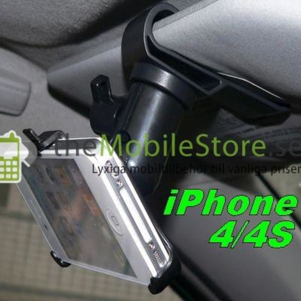 Solskydd Bilhållare till Apple iPhone 4S/4