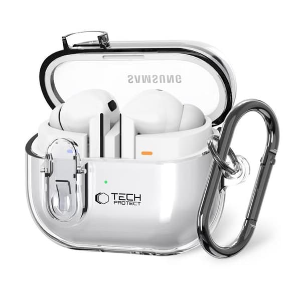 Tech-Protect Samsung Galaxy Buds 3/3 Pro Etui Flexair - Klar Transparent