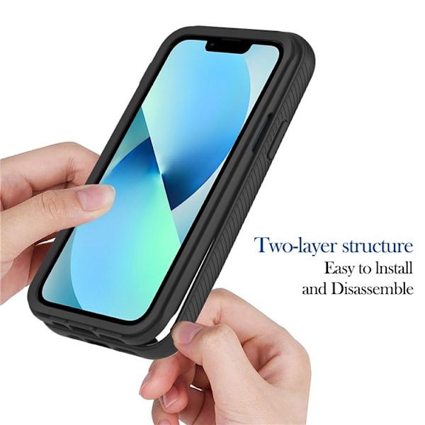 iPhone 15 Plus Mobilskal YB PC Anti-Drop - Svart Svart