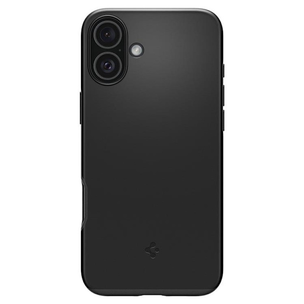 Spigen telefontaske til iPhone 16 Plus MagSafe Thin Fit - Sort Svart