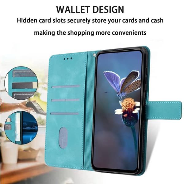 Plånboksfodral för Samsung Galaxy S26 Plus Konstläder - Grön