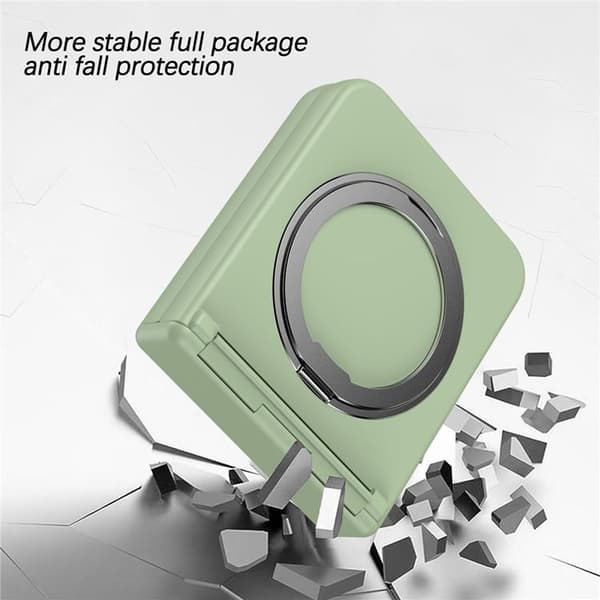 Mobilskal till Galaxy Z Flip 7 Magsafe Spring Hinge - Grön Transparent