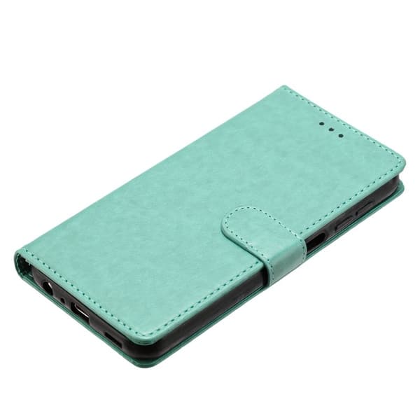 Samsung Galaxy S26 Plus Plånboksfodral Konstläder Ställfunktion - Grön