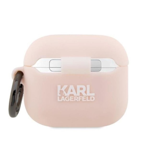 Karl Lagerfeld AirPods 3 Skal Silicone Karl Head 3D - Rosa