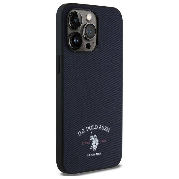 US Polo Mobilskal till iPhone 15 Pro Max Printed DH Logo - Marinblå