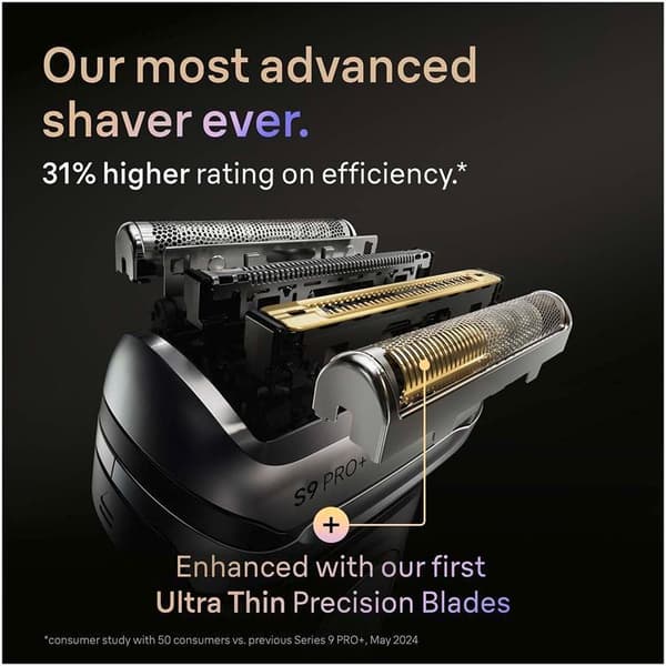Braun Rakapparat Serie 9 PRO+ 9600s Svart