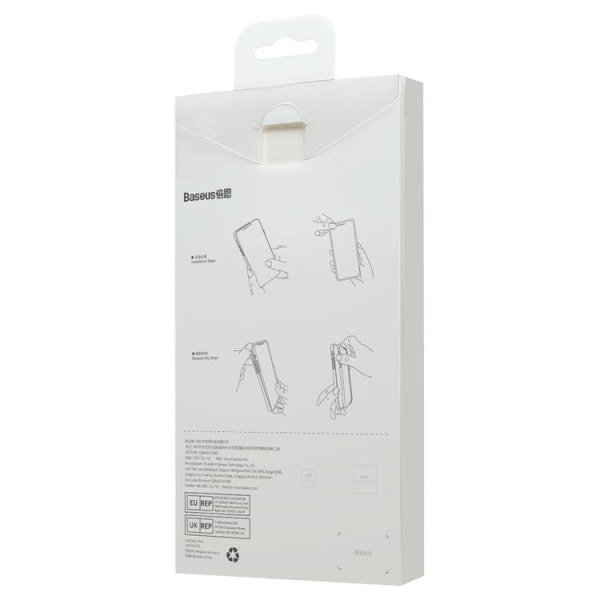 Baseus iPhone 13 Pro Max Skal SuperCeramic + Cleaning Kit - Transparent