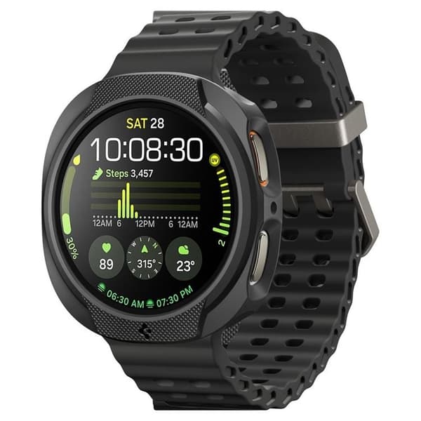 Spigen Galaxy Watch 8 (44mm) Etui Liquid Air - Sort Svart