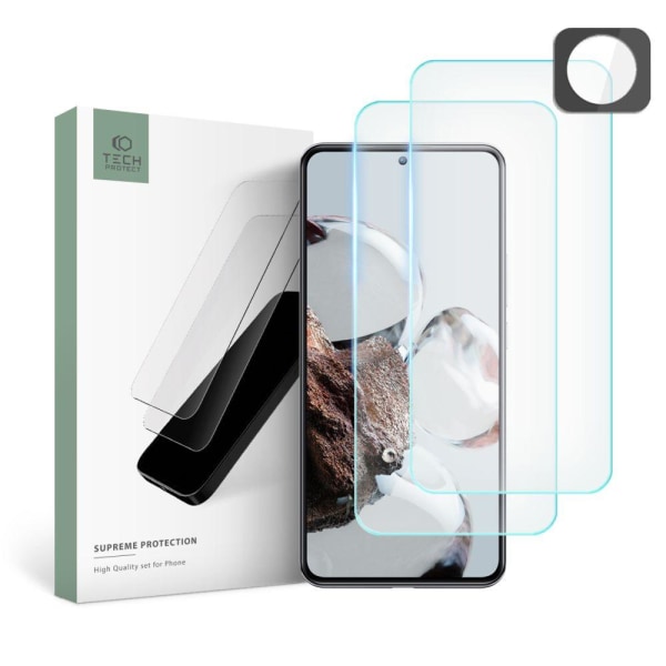 [2 kpl] Tech-Protect Xiaomi 12T Pro Tempered Glass Plus [1-Pack] K