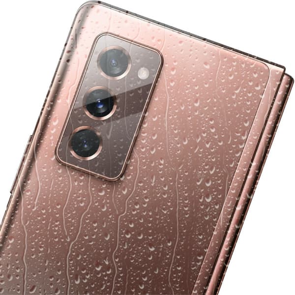 IMAK 2Pcs Pack Kameralinsskydd i Härdat Glas Galaxy Z Fold 2 - Clear Transparent