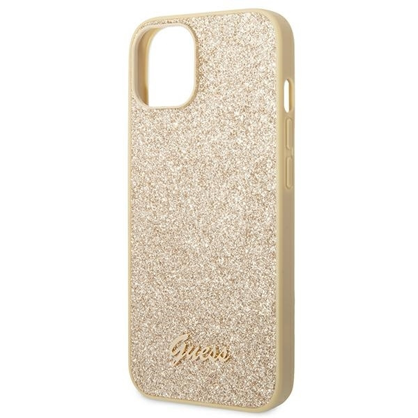 Guess Mobilskal till iPhone 14 / 15 / 13 MagSafe Glitter Script
