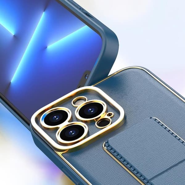 Mobilskal till Galaxy A12 (2020/2021) Kickstand - Svart Black