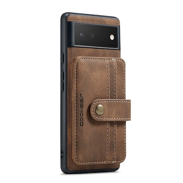 JEEHOOD Google Pixel 7 Skal Korthållare RFID - Brun