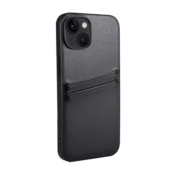 BUFFALO iPhone 14 -kuori korttitaskulla - Musta Black