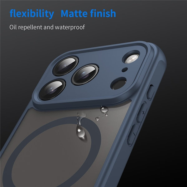 Mobilskal till iPhone 17 Pro MagSafe Anti Drop - Blå Blå