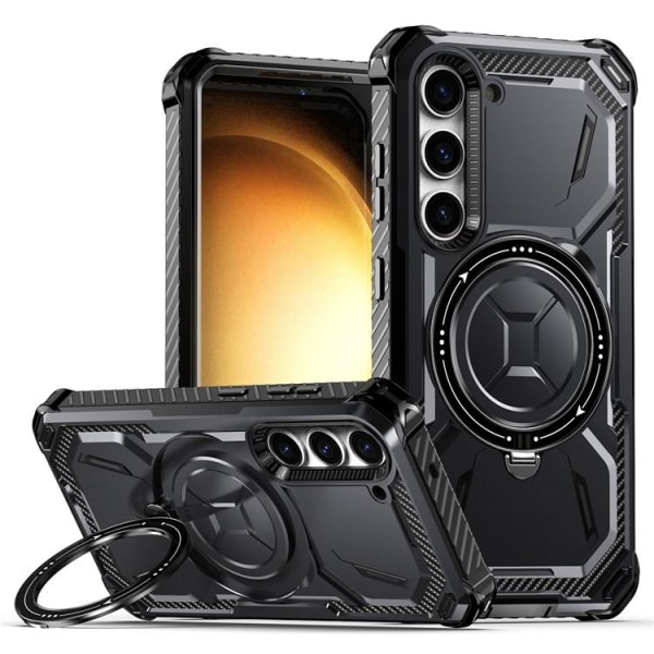 Galaxy S23 Magsafe Mobile Case -renkaan pidike - musta