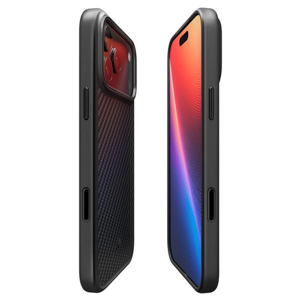 Spigen Mobilskal till iPhone 17 Pro/18 Pro Magsafe Enzo Aramid - Svart Svart