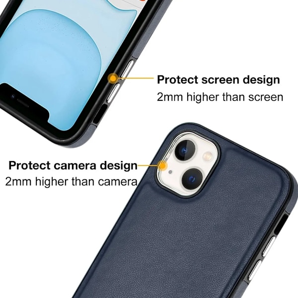 YB iPhone 15 Plus Mobilskal - Mörk Safir