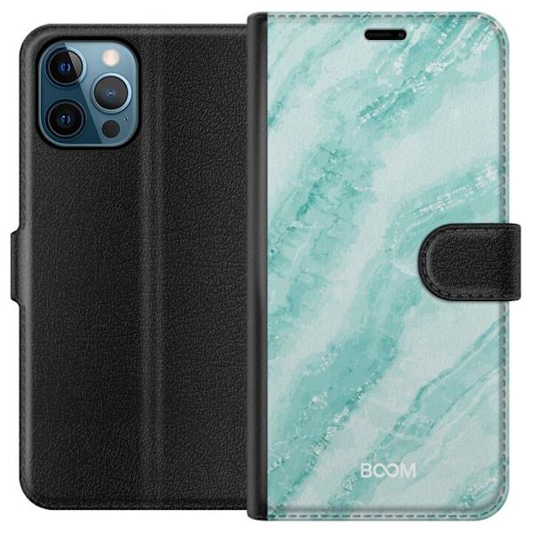 Plånboksfodral till Apple iPhone 12 Pro Max med Mint Marble