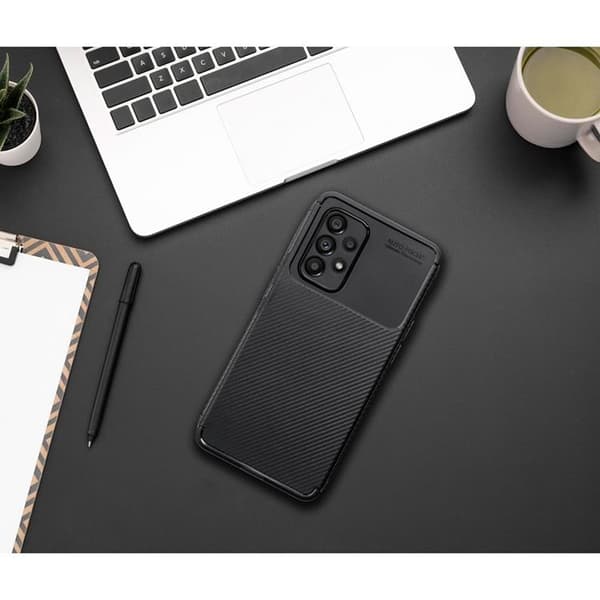 Galaxy A34 5G Mobilskal Carbon Premium - Sort Black