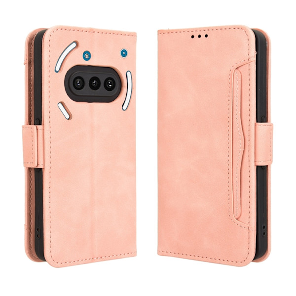 Nothing Phone (3a) Plånboksfodral Läder - Rosa Rosa
