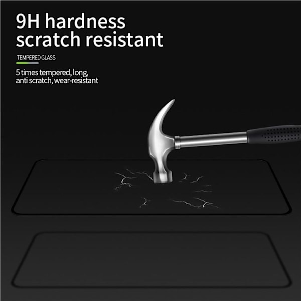 [1-PACK] Galaxy S24 Plus Härdat Glas Skärmskydd - Svart