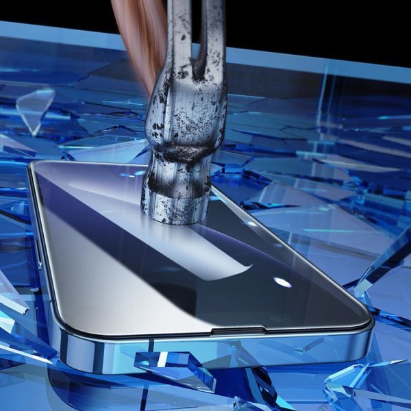 Joyroom iPhone 14 Pro Max Härdat Glas Skärmskydd Mounting kit