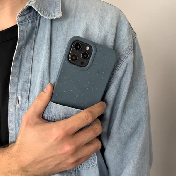 Eco Silikonikuori iPhone 11 Pro Max - Keltainen Gul