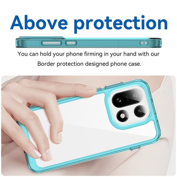 Mobilskal till OnePlus 15 5G TPU + Acrylic Protective - Blå Transparent