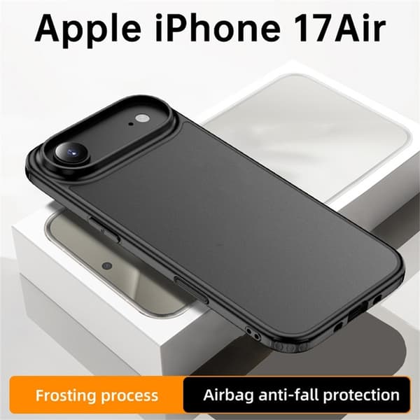 Mobilskal till iPhone Air Airbag Anti Drop TPU Matte - Grå Grå