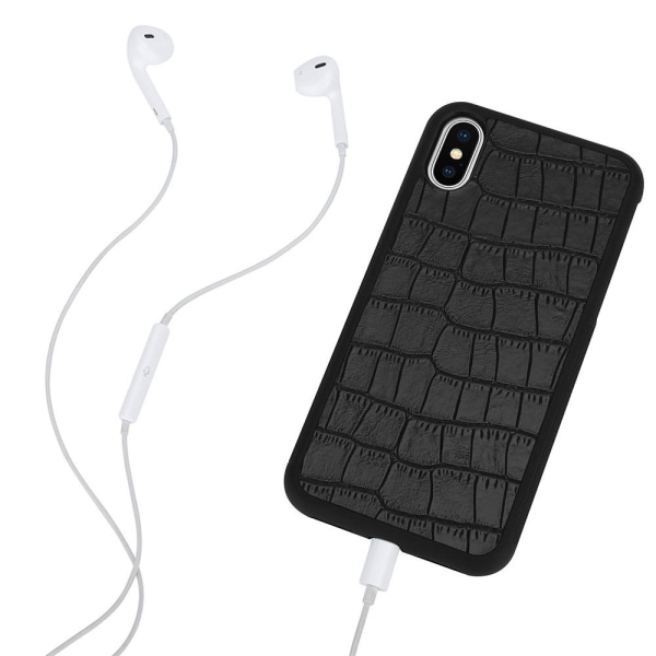 Boom Croco skal till iPhone X/XS - Svart Black