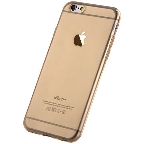 Devia 0.5mm Flexicase Skal till Apple iPhone 6(S) Plus - Guld Yellow