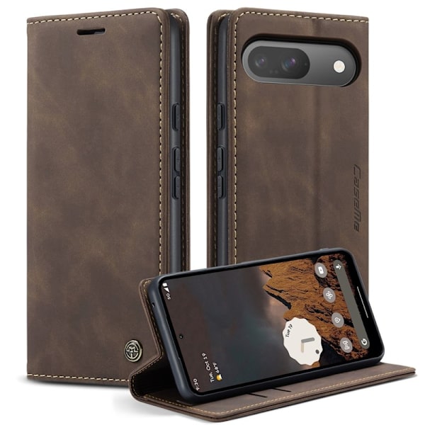 CASEME 013 Plånboksfodral för Google Pixel 10 Pro/10/9 Pro - Kaffe