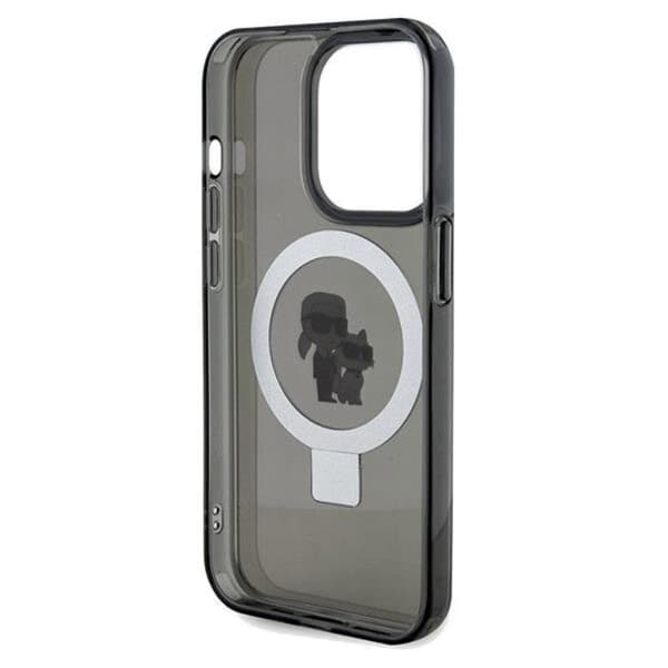 Karl Lagerfeld Mobilskal till iPhone 13 Pro Max MagSafe Ringställ Svart