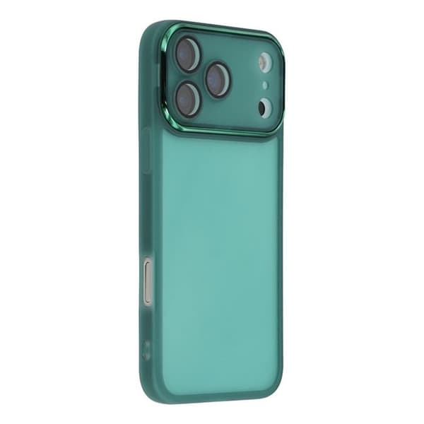 Mobilskal till iPhone 17 Pro Electroplated Kameraram - Grön Grön