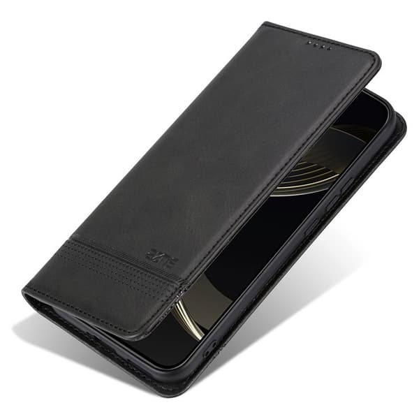 AZNS Xiaomi 15 Plånboksfodral Konstläder - Svart