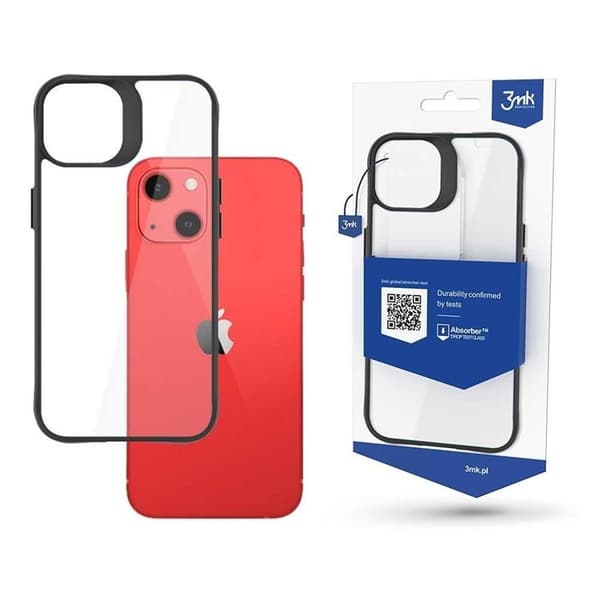 3MK iPhone 13 Mini -kuori Satin Armor Plus - läpinäkyvä Transparent
