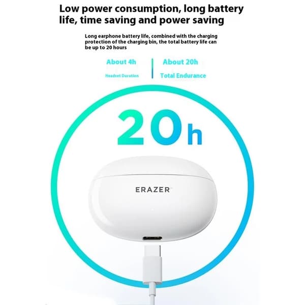 Lenovo TWS In-Ear Bluetooth Hörlurar Erazer Svart