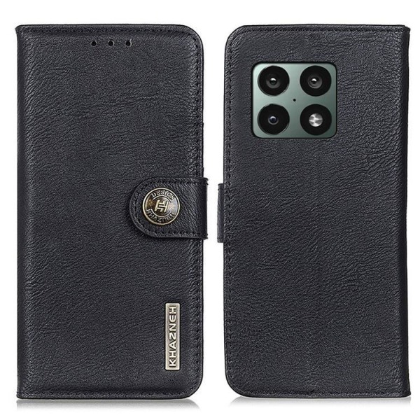 KHAZNEH OnePlus 10 Pro 5G lompakkokotelo magneettinen läppä - musta