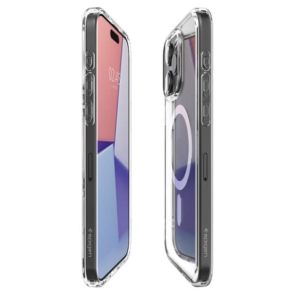 Spigen Mobilskal till iPhone 15 Pro Max Magsafe Hybrid - Vit Vit
