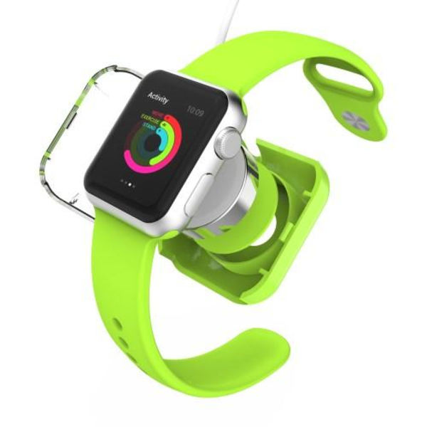 VCOER Skyddande laddningsskal till Apple Watch 38mm / 42mm - Grön Grön