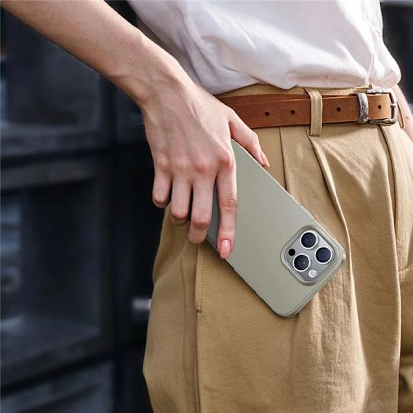 TORRAS Mobilskal till iPhone 15 Pro Max Magsafe Shockproof - Grå