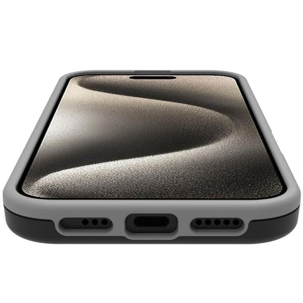 Celly Mobilskal till iPhone 16 Bumper - Svart/Vit Black