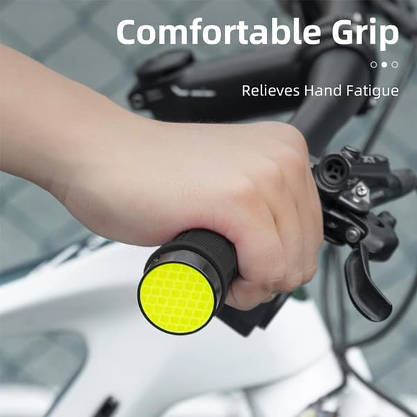 Rockbros Bicycle Greppar Med Reflector - Svart Svart