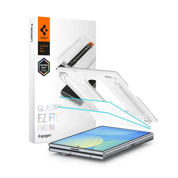 [2-Pack] Spigen Härdat Glas Skärmskydd För Galaxy Z Fold 8 - Clear