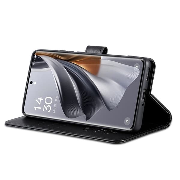 AZNS Xiaomi 15 Pro Plånboksfodral Anti-Scratch Konstläder - Svart