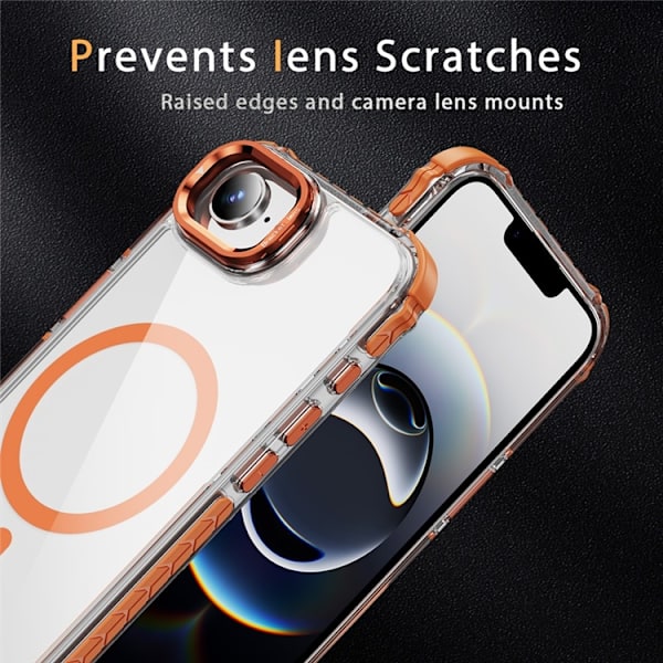 Mobilskal till iPhone 16e MagSafe Kickstand - Orange Orange